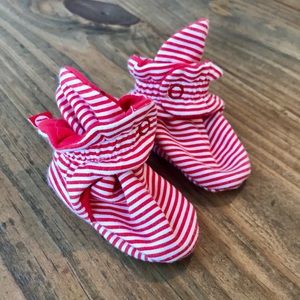 Zutano Baby Booties - Candy Stripe Cotton